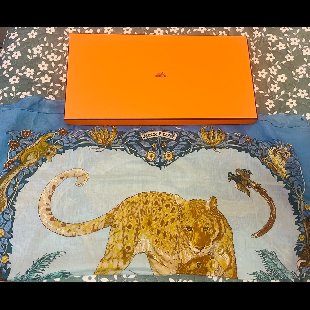 Hermes Jungle Love Scarf
